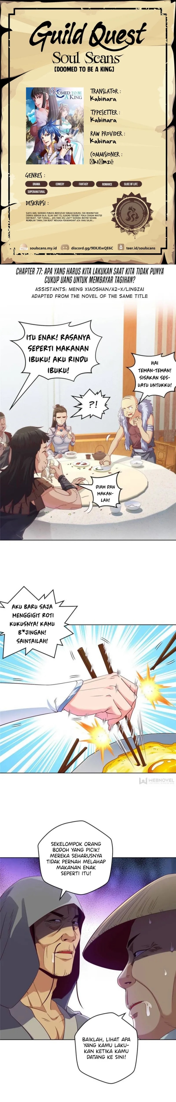 Doomed To Be A King Chapter 77 Bahasa Indonesia